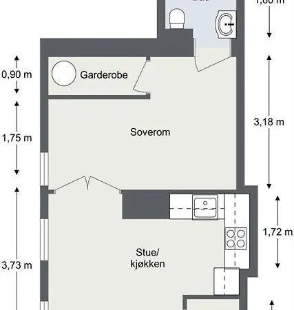Apartment Fin Leilighet, God Beliggenhet Pa Frogner *